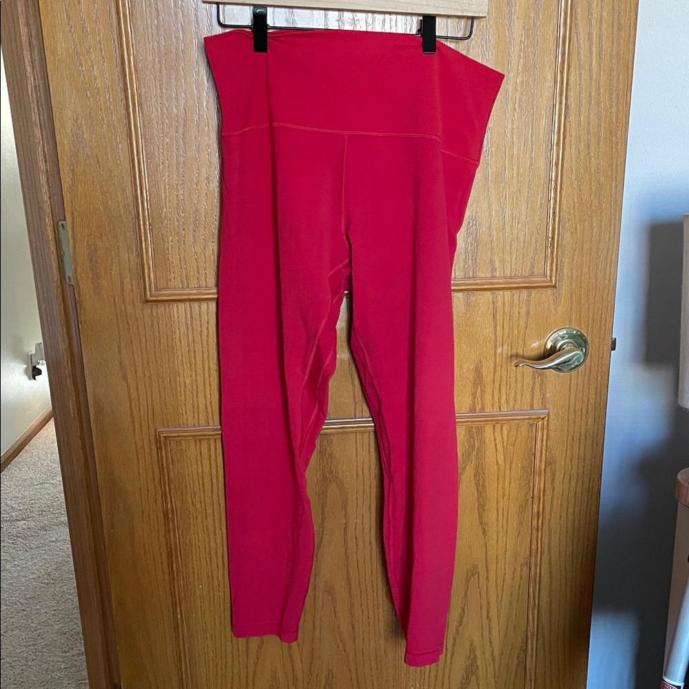 lululemon athletica Bold Red Leggings
